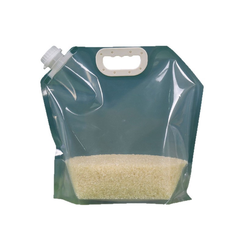 Wholesale transparent rice bags, sealed bags, food self-standing suction coarse grains from the manufacturer of five-grain storage bags Item Picture