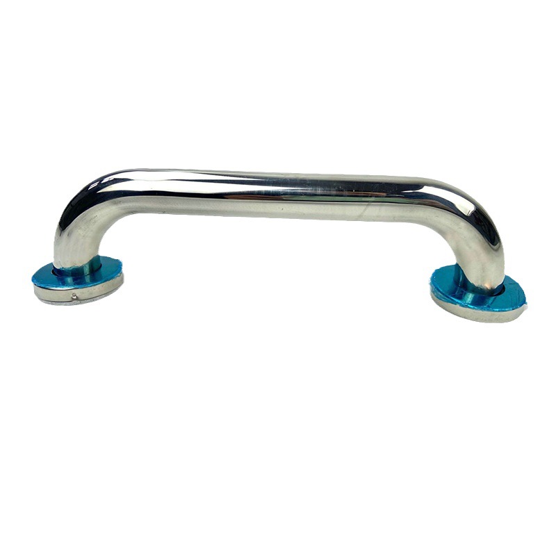 Factory wholesale thickened glass door elbow handles, security door wooden door handles, polished simple stainless steel handles Item Picture