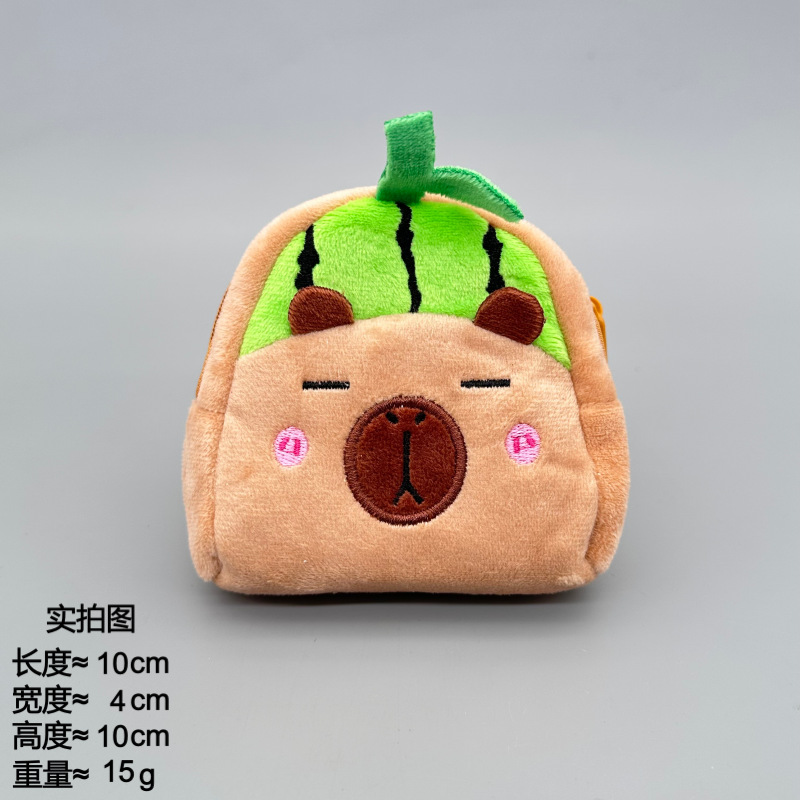 儿童/零钱包/熊猫元素零钱包/硅胶包/毛绒玩具细节图