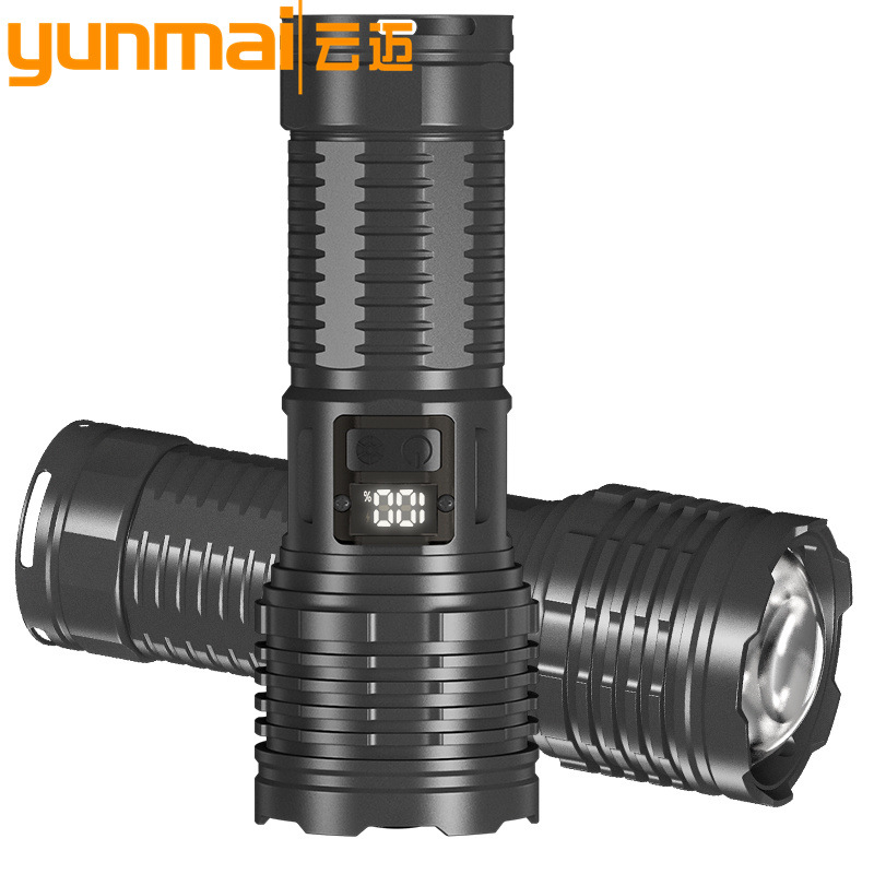 وتُظهر الأرقام المتعددة الوظائف الجديدة عبر الحدود البالغة 60W+30LED المصابيح اليدوية اليدوية ذات الضوء القوي XHP360+30LED المصابيح اليدوية