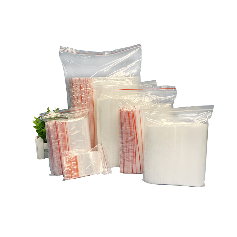 pe sealed bag packaging storage bag, clothing plastic packaging sealed bag, pe self-sealing bag, transparent bone bag, tight bag Item Picture