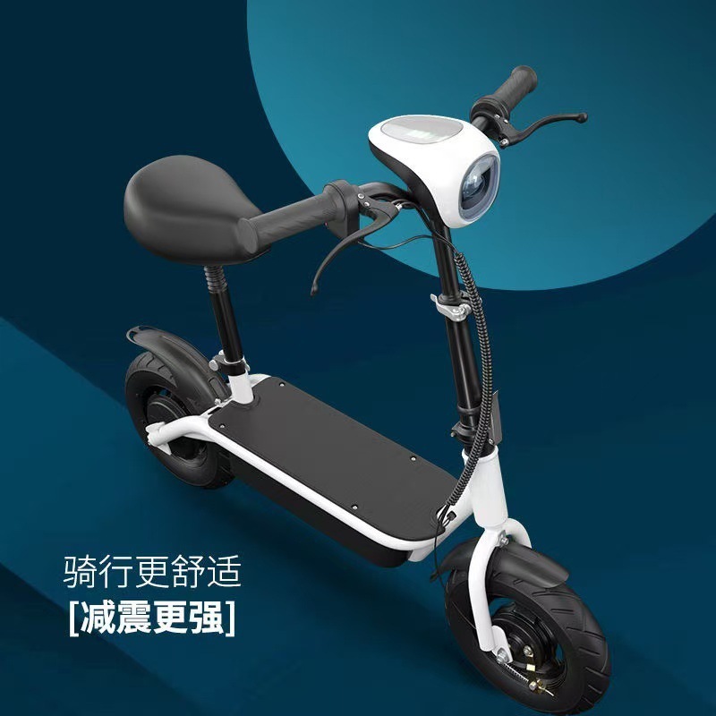 电动滑板车坐骑可折叠电动车两轮代步车小型车成人亲子迷你电瓶车细节图