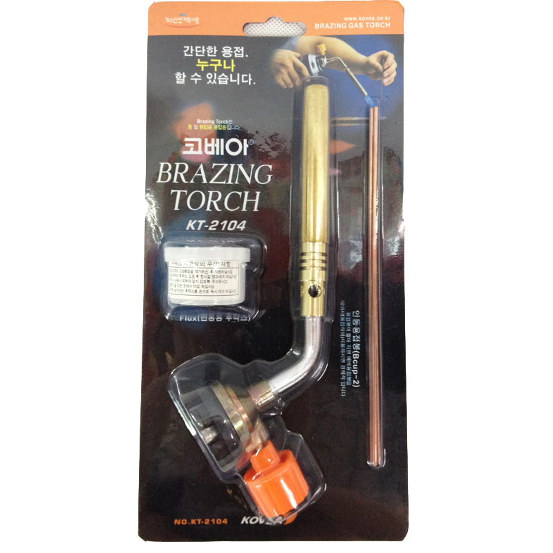 TORCH专业手动焊接空调管卡式喷火 枪烧猪毛喷灯点火器枪头