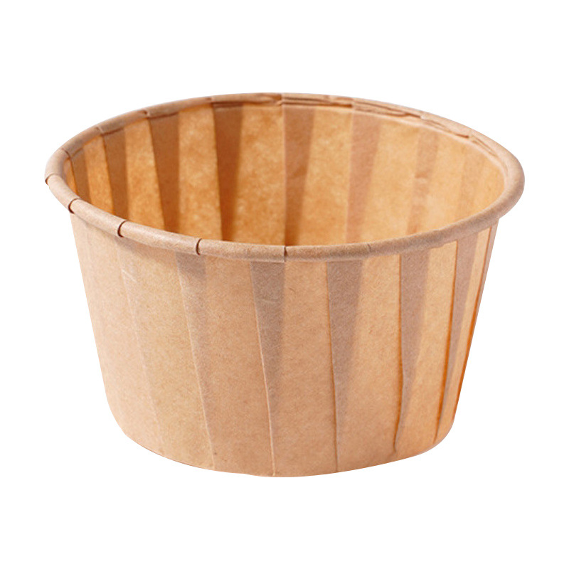 Cupcake paper trays, rolled edges, disposable muffin cups, coated cups, high-temperature resistant baking paper, oil-proof cups, diy oven Item Picture