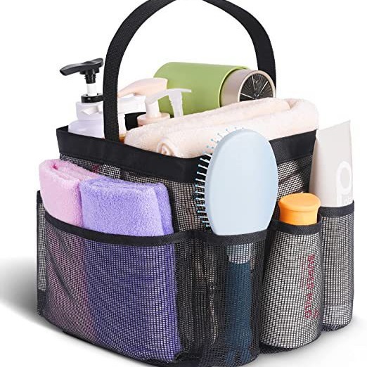Travel portable hand-held beach bag, mesh toiletry bag, fitness bath bag, storage bag and makeup bag Specification image