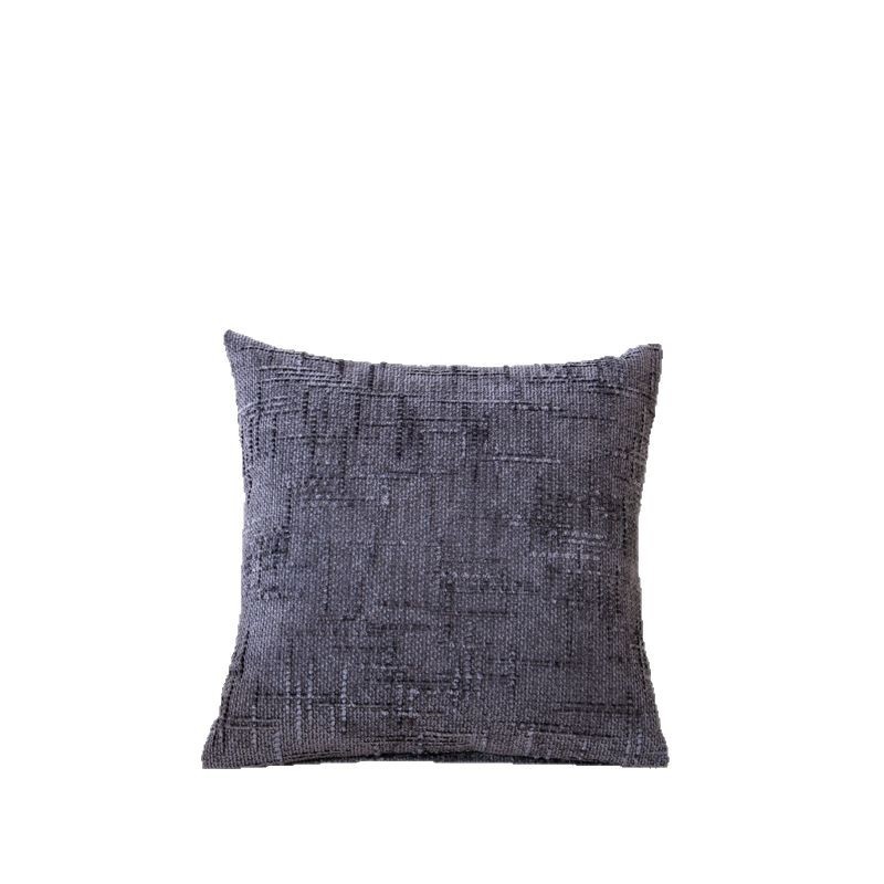 Cross-border Amazon home sofa, cotton and linen pillowcase, ins living room solid color coarse linen car backrest pillow wholesale Item Picture