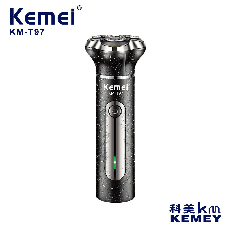 Kemei科美电动剃须刀KM-T97刮胡刀电动超干净三合一套装胡须刀