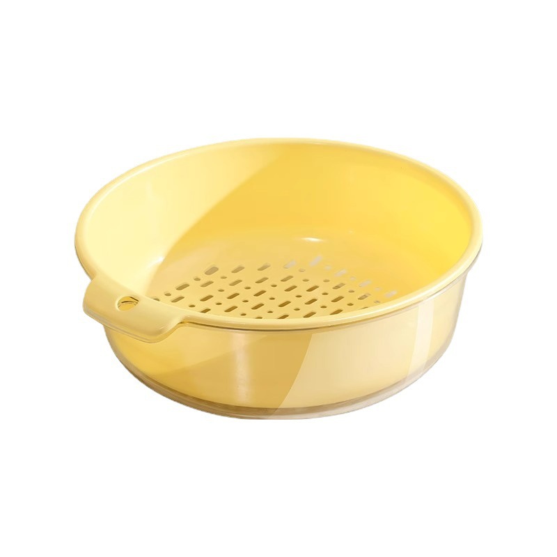 سلة أسفلت جديدة، ذات طبقتين لغسيل الفواكه Item Picture