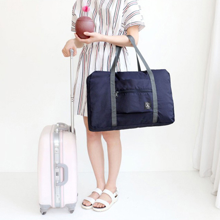 New multi-functional folding travel bag, single-shoulder hand-held luggage bag, handle, large-capacity portable travel storage bag Specification image