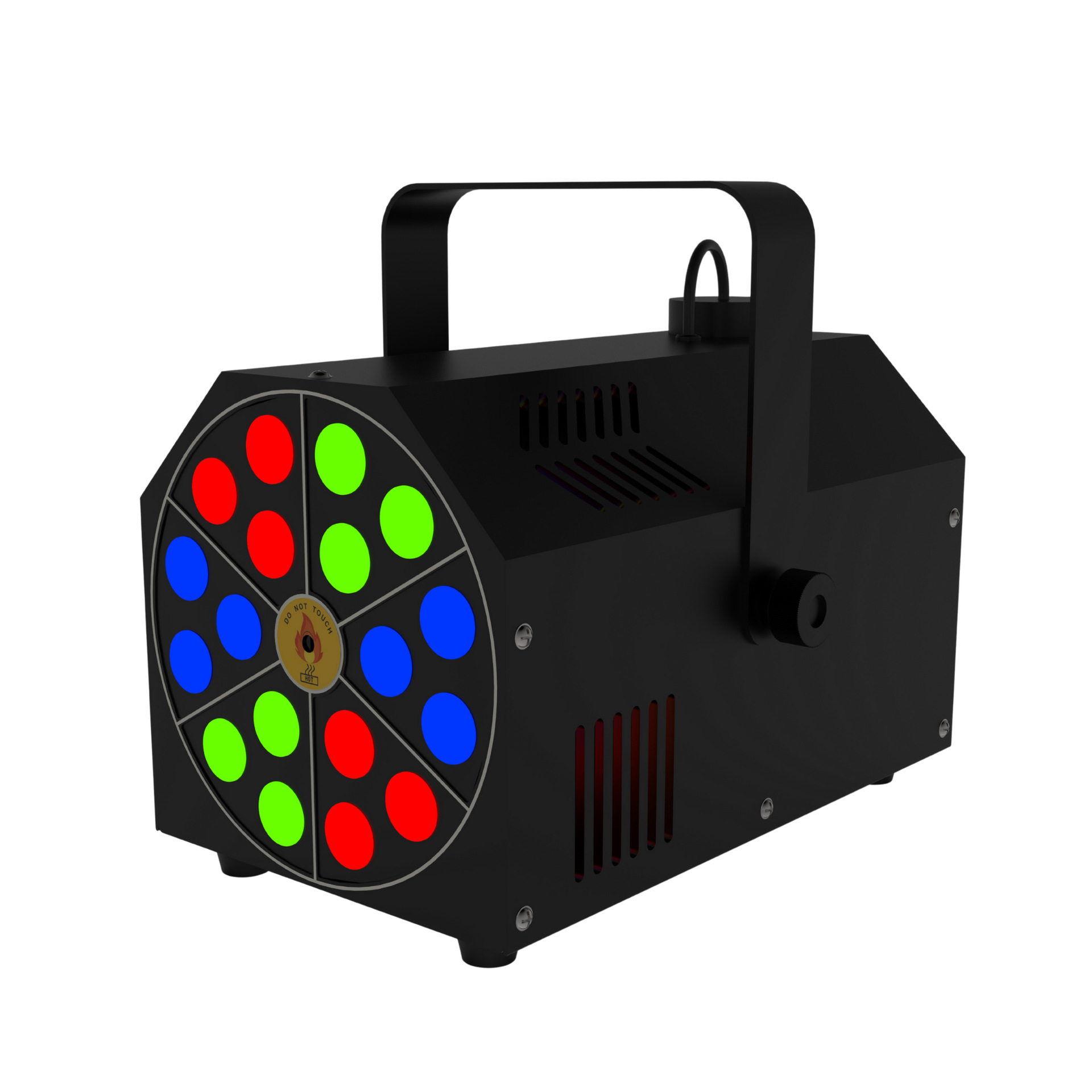 Cross-border mini 1000W smoke hood with 18-LED light, three-in-one private mold stage, wedding and Halloween special effect smoke hood Item Picture