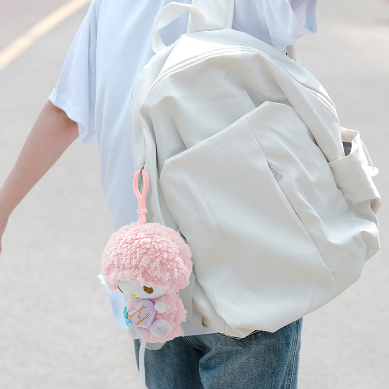 Genuine Sanrio piano Little Sheep Must-Love cute plush toy pendant backpack Keychain Pendant Little Sheep Application Scenario
