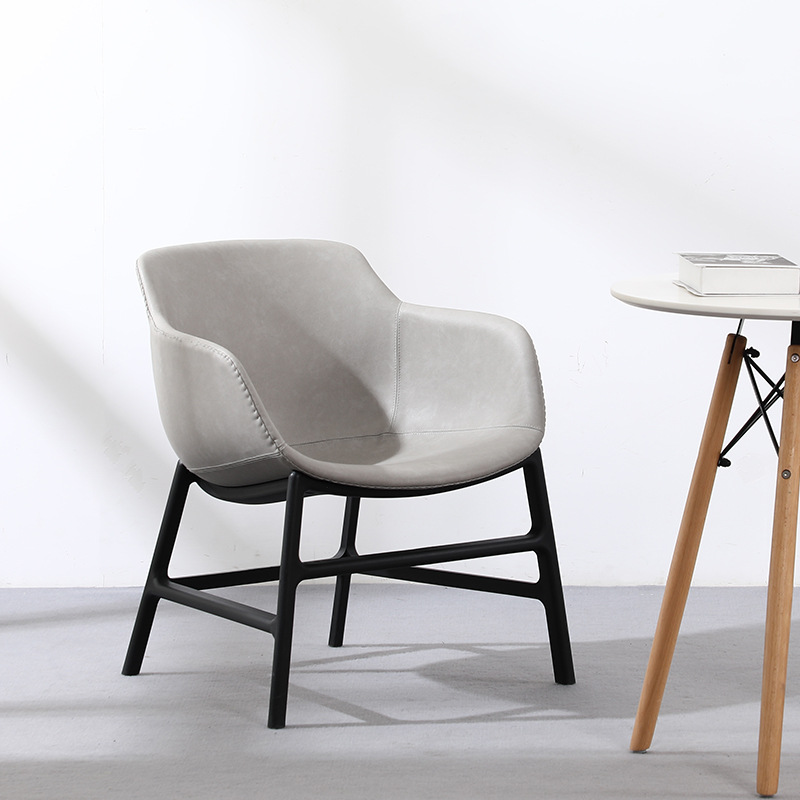 Nordic Star casual chair, backrest, home dining chair, simple bedroom, living room, desk, negotiation chair, fabric single sofa chair details Picture