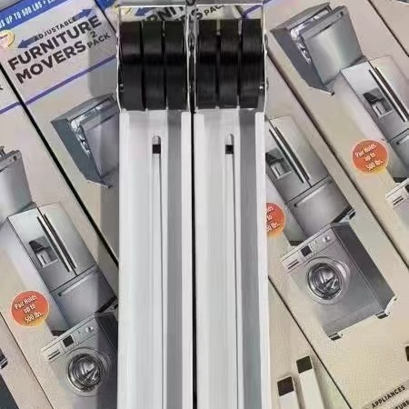 Long movable brackets for refrigerators and washing machines, adjustable furniture bases, extendable brackets for heavy objects and moving tools Specification image