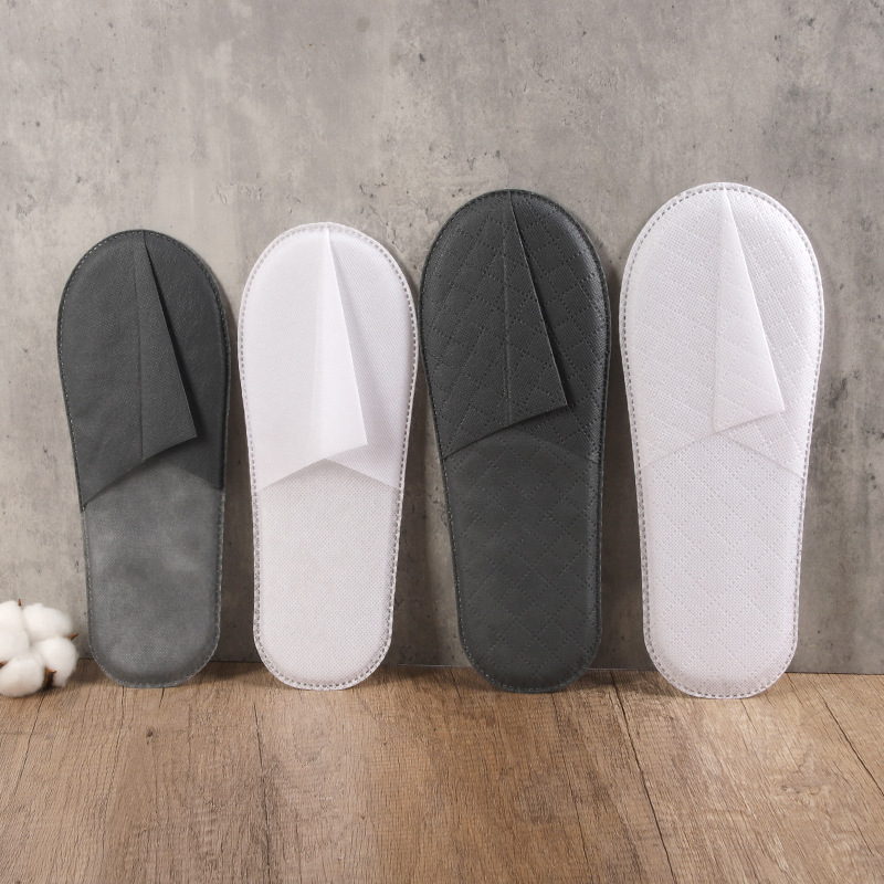 Disposable non-woven fabric slippers for hotels, portable slippers for home use in hotels, and disposable slippers for homestays and tourism Specification image