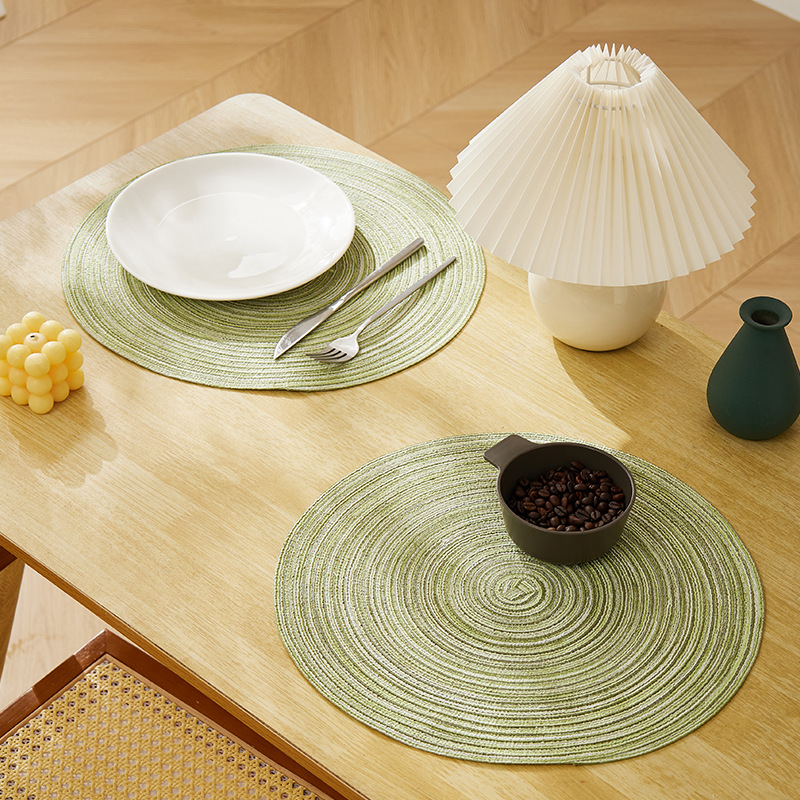 Amazon Nordic minimalist placemats, heat insulation and waterproof restaurant table MATS, home cup MATS, bowl and plate MATS, heat-resistant pot MATS Specification image