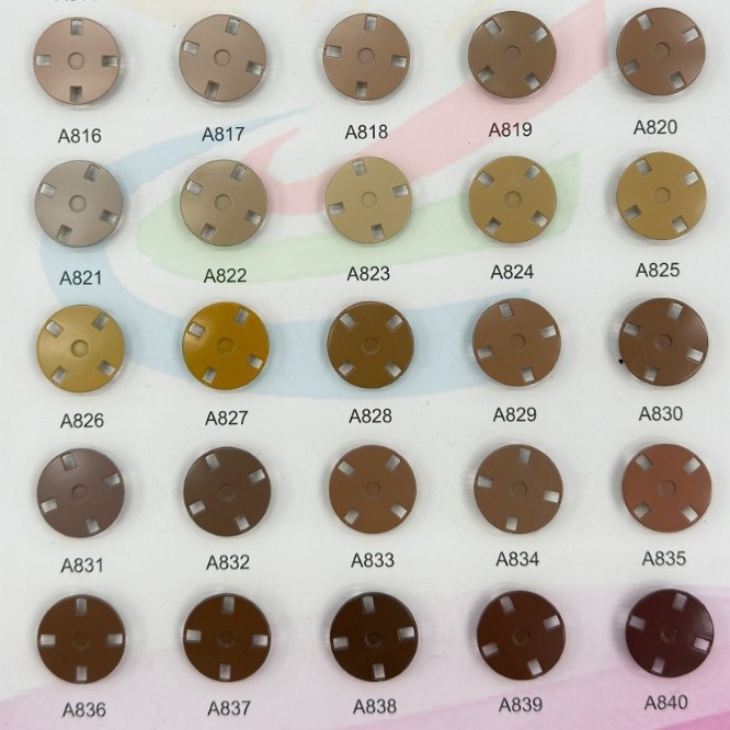 【 Factory Customization 】 Colorful baked paint metal snap buttons, coat buttons, mother-and-child buttons, cashmere and woolen round buttons details Picture
