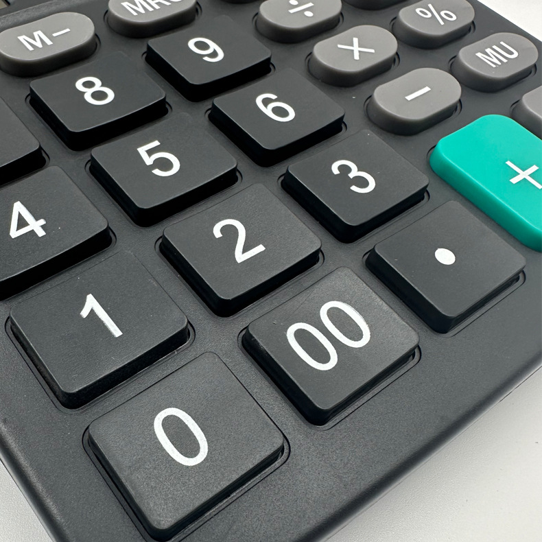 True solar large screen, large buttons, desktop dual power supply calculator, dedicated source factory for financial accounting Application Scenario