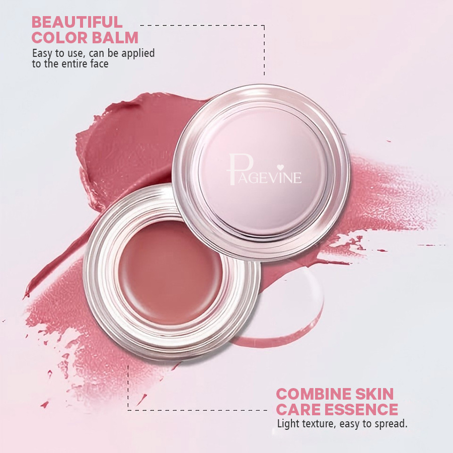 Cross-border makeup PAGE VINE Heart-shaped pendant, bouncy Blush cream, yo-yo blush, best-selling beauty on Amazon TK Specification image