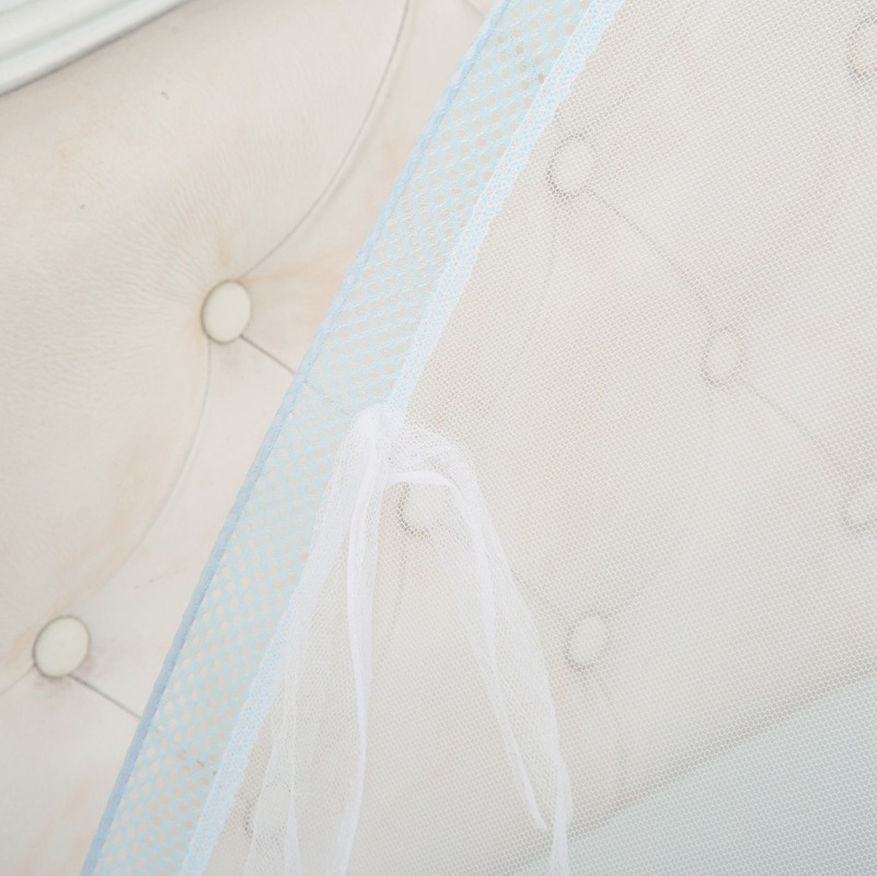 蚊帐/蚊帐床幔/围栏蚊帐/婚庆门帘/床帘学生白底实物图