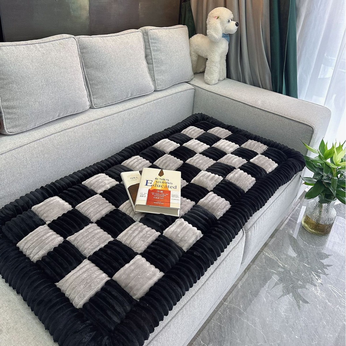 Factory direct sales of plush sofa MATS, bay window MATS, steamed bun MATS, tatami MATS, anti-slip plush seat MATS, car MATS and furniture