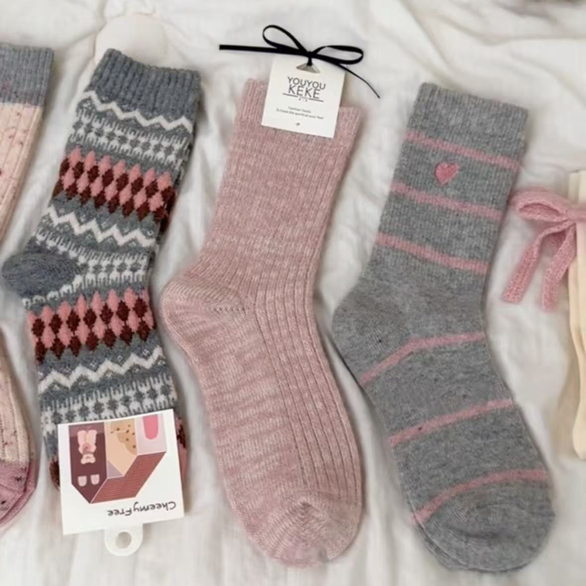 其他袜子实物图