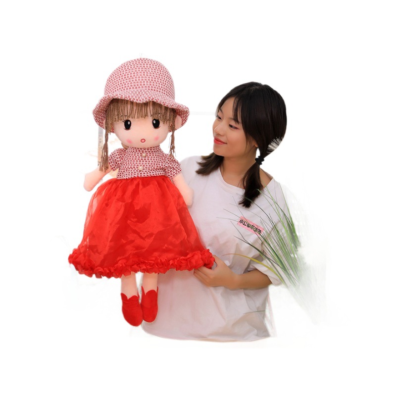 跨境毛绒玩具可爱菲儿公主布娃娃玩偶小女孩儿童生日礼物公仔奖品白底实物图