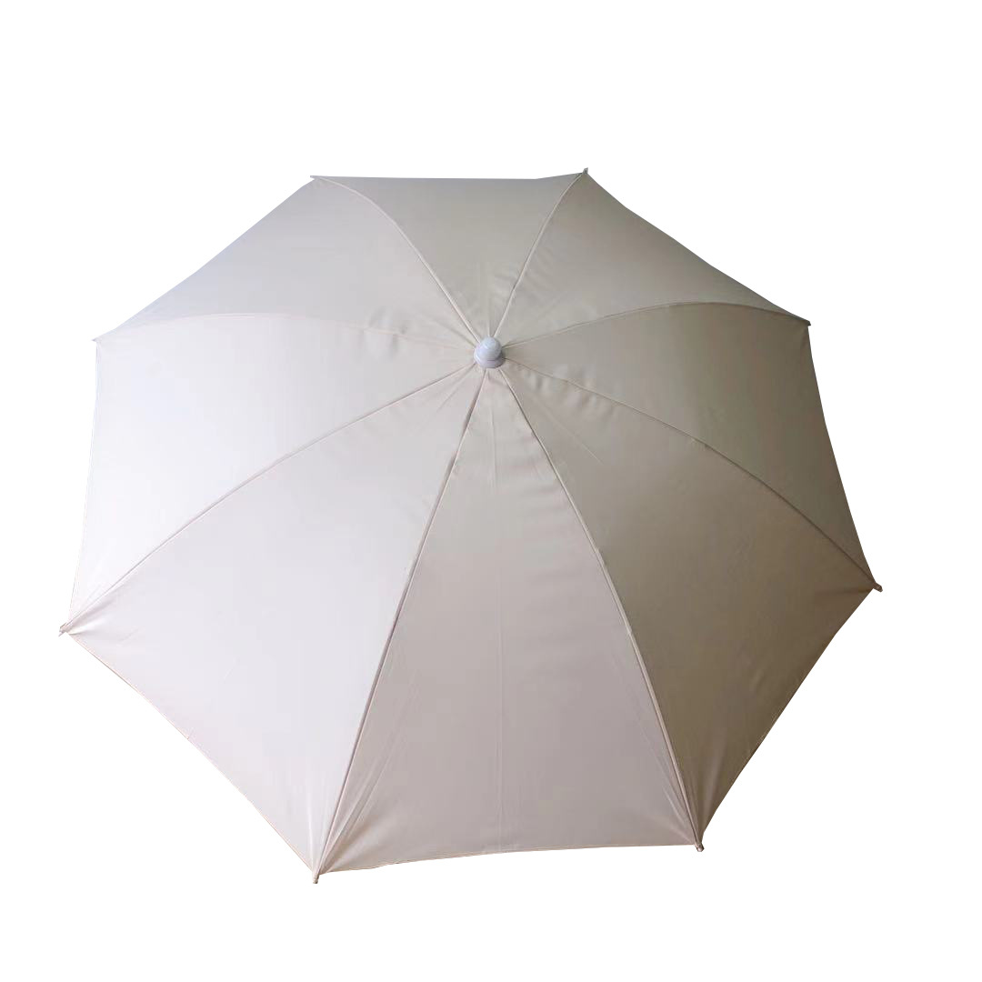 户外沙滩雨伞广告大伞摆摊伞太阳伞防雨遮阳宣传伞白底实物图