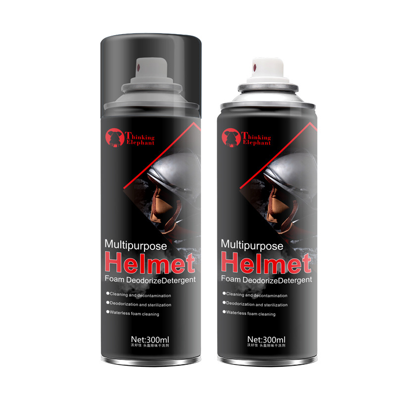 Motorcycle and electric bike helmet foam cleaner inner lining single cleaning to remove sweat odor and odor foam no need for water washing Item Picture