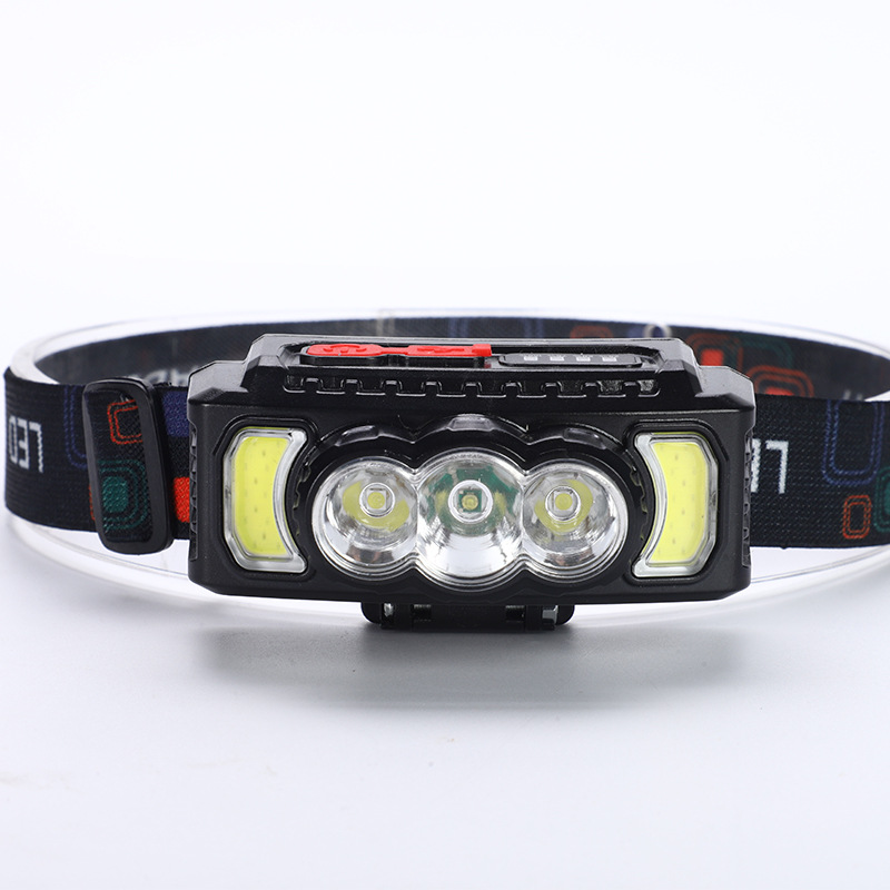 Multi-functional LED headlight, ultra-bright outdoor light, long-lasting lithium battery waterproof head-mounted night fishing sensor headlight Specification image