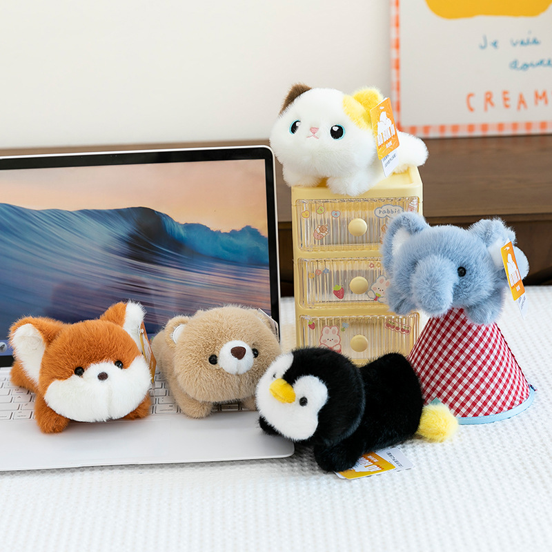 Wholesale of plush toys, children's panda dolls, female office pink rabbit wrist pads and desk companions Specification image