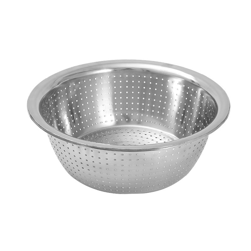 Ensaladeras de acero inoxidable espesadas y profundizadas artículos de cocina multiuso apilados no ocupan espacio vajilla doméstica duradera Item Picture