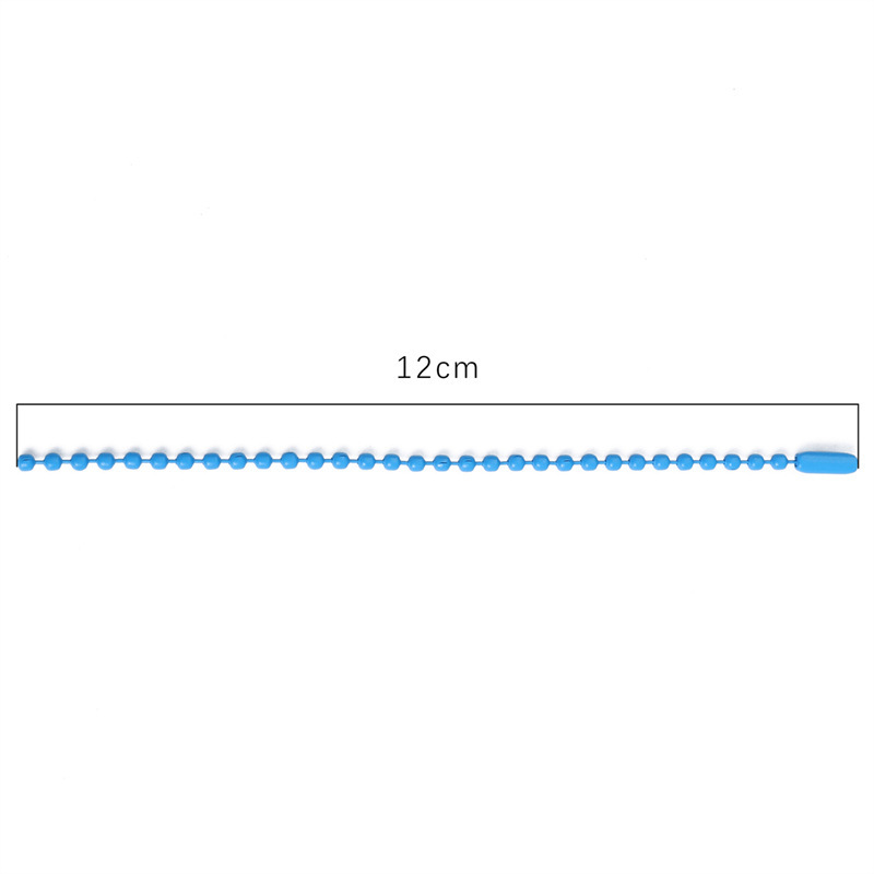 手工DIY饰品配件铁制喷漆波珠链扣材料制作钥匙圈挂链公仔挂件扣产品图