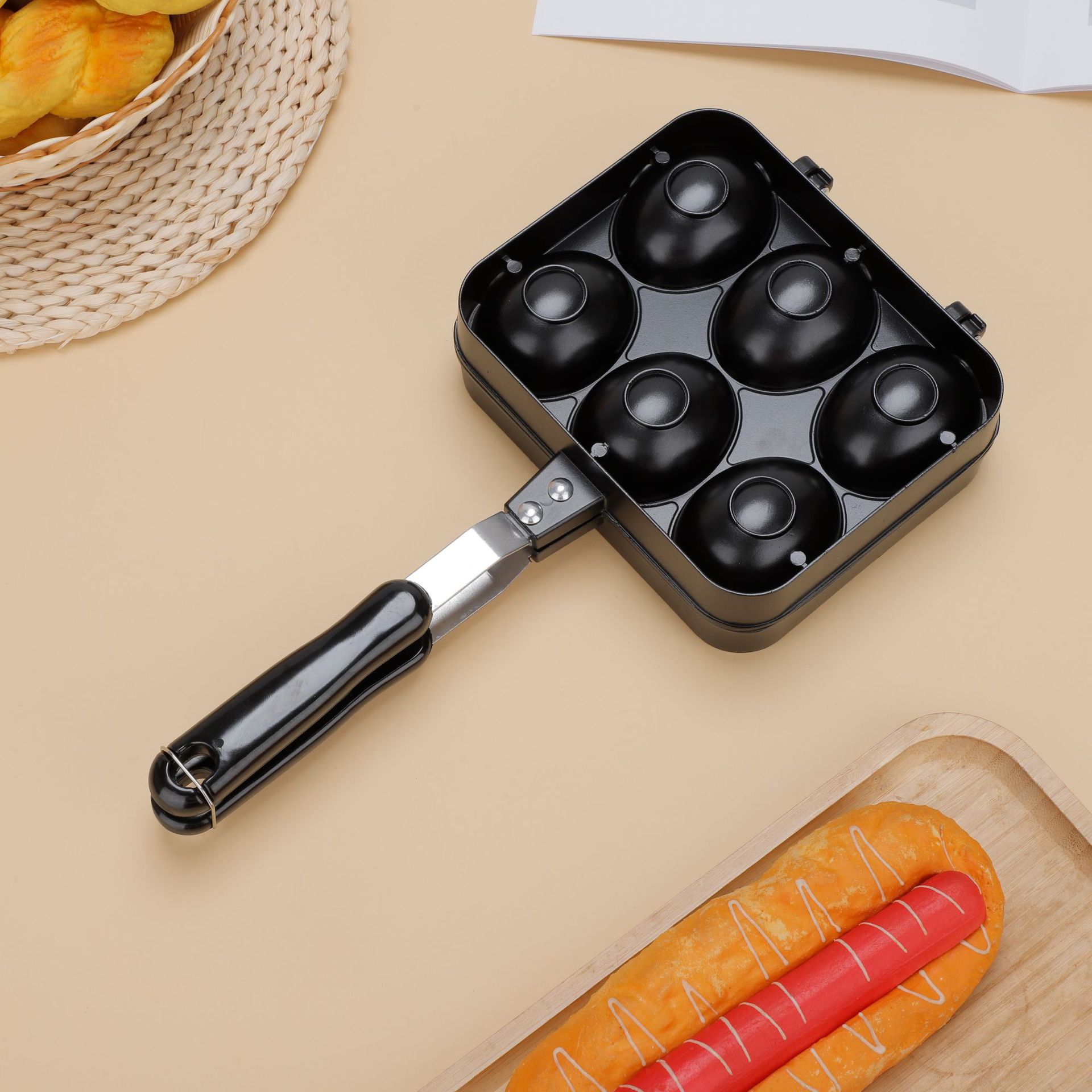 Commercial cake molds, gas baking trays, egg waffle machines, and home Hong Kong-style egg waffle machines Specification image