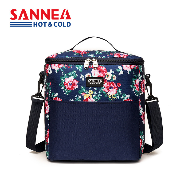 Sanneng nuevo oxford cloth aislante lonchera bolsa EVA interior impermeable mantener fresco paquete de hielo de gran capacidad paquete de picnic engrosado details Picture