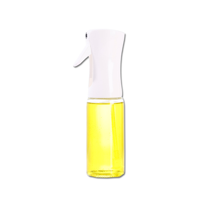 220ml glass oil bottle, non-stick transparent oil bottle, press-type oil spray bottle, empty oil bottle, extruded type Item Picture
