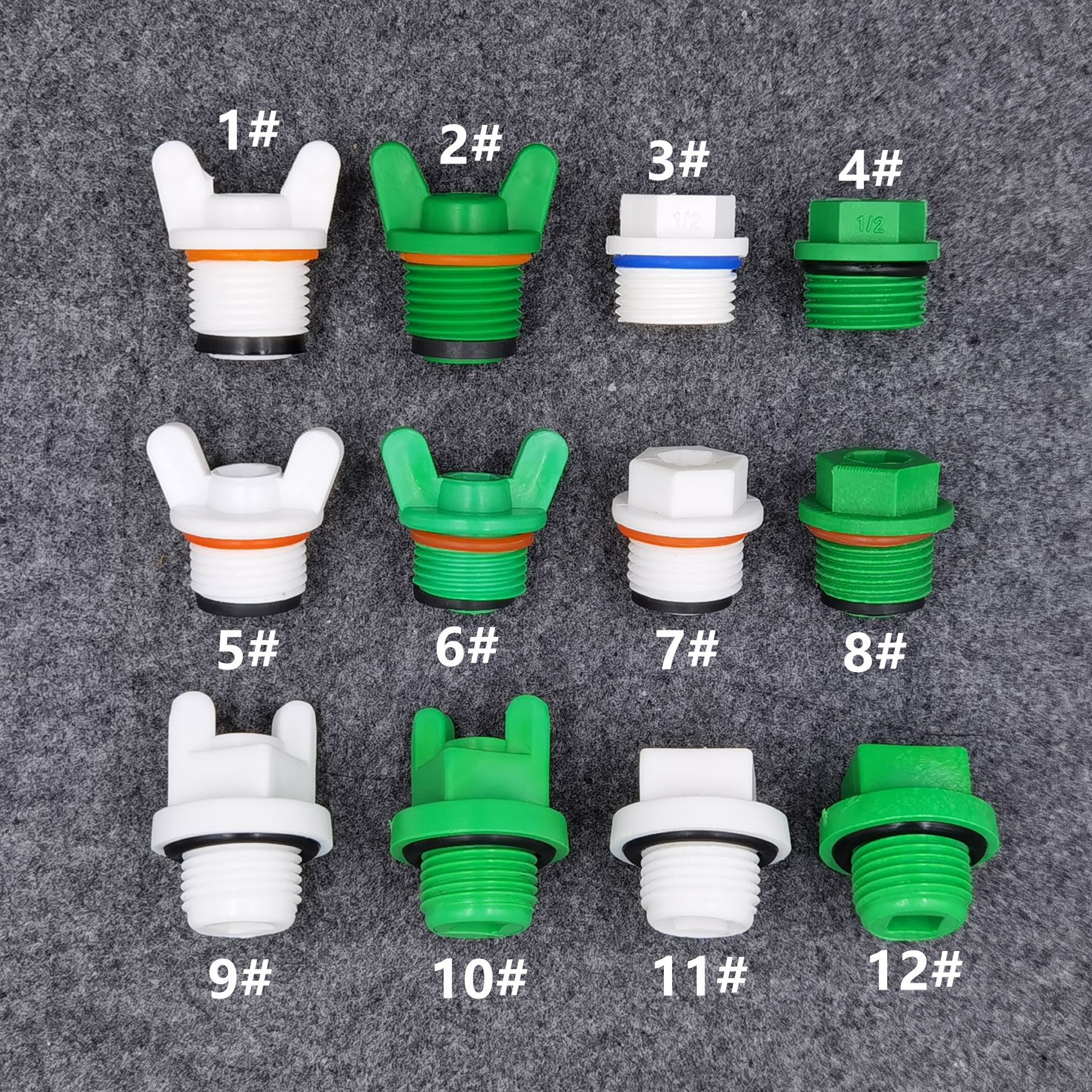 堵头塑料水管4分PPR管道4分6分1寸内丝管帽4分加长耳朵ppr丝堵产品图