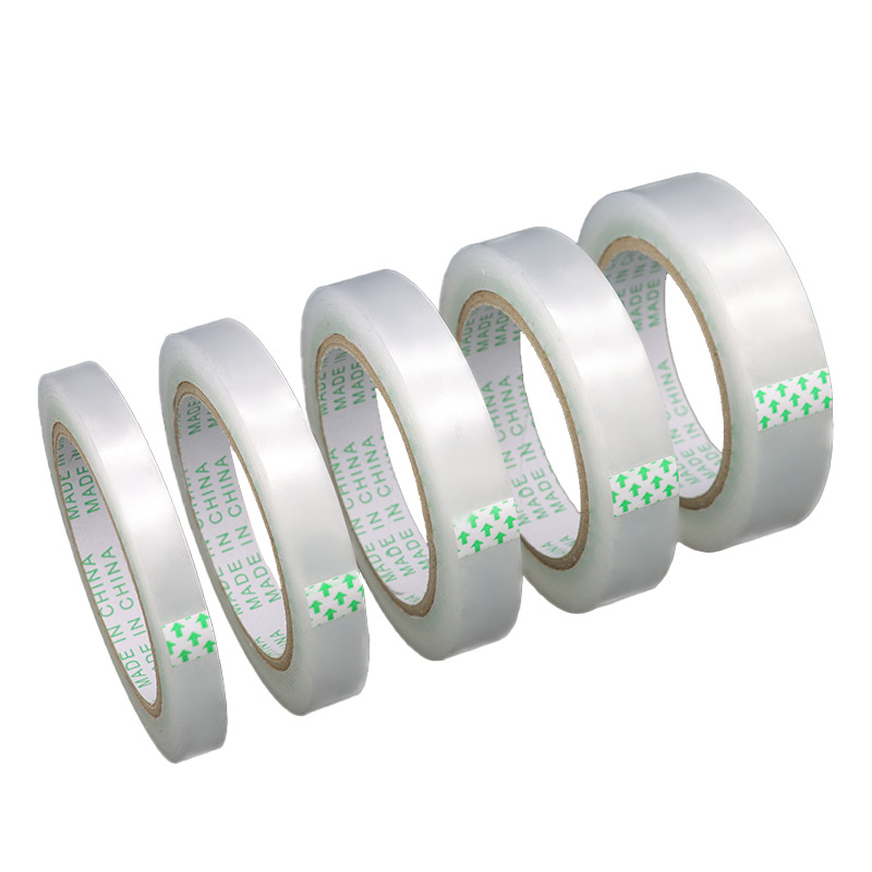 High-viscosity transparent narrow tape, 2 cm wide, 1.2-2.4 cm wide, small-sized sealing and sealing tape, whole box wholesale Item Picture