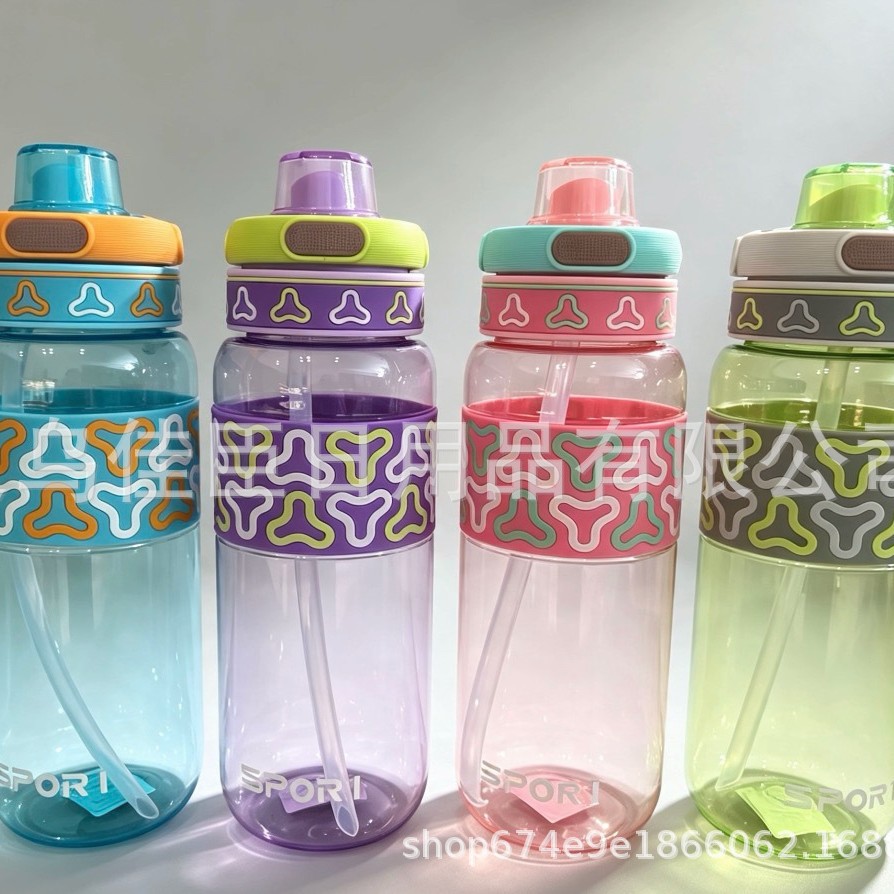 كأس جديد من كوب سبورتس بوتل (Sports Bottle) للأطفال الأطفال المحمولة على الكؤوس الرياضية الصيفية، كأس الفضاء للكتابة على الجدران Specification image