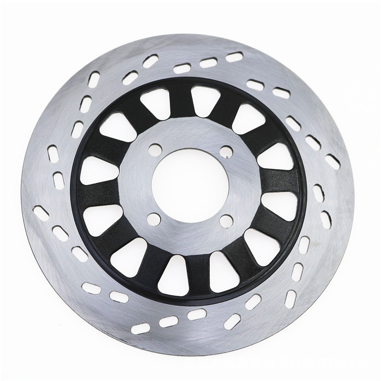 适用GS125刹车盘QS骏威GSX125钻豹HJ125摩托车前碟刹制动盘产品图