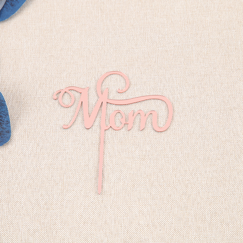 New birthday cake insert card cake decoration Fairy Mom Mother's Day insert card diy table card ornament Specification image