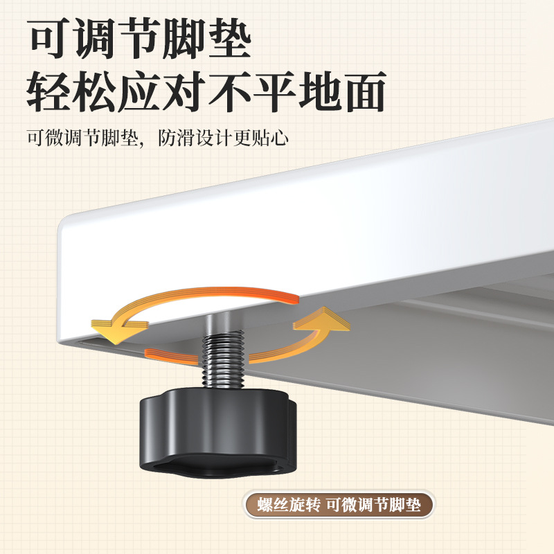 水槽下锅具置物架台面双杯放锅架跨境大锅平底锅收纳橱柜多层收纳详情图4