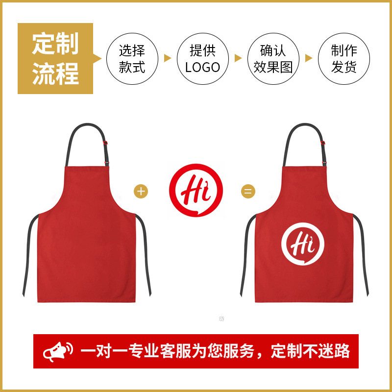 家务围裙、袖套实物图