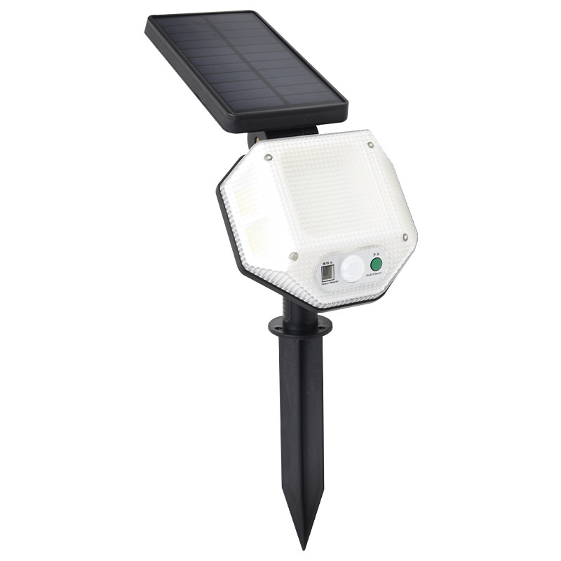 Solar garden lamps, solar panel street lamps, ground-penetrating lamps, rainproof lighting, energy-saving outdoor garden lamps Item Picture