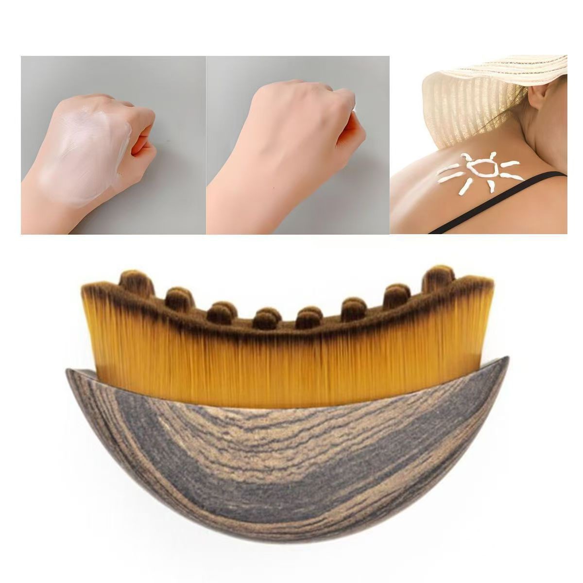 New Lymphatic Contour Face Brush - Lymphatic contour Face Brush, Gua sha Eye and Neck Care Brush Application Scenario