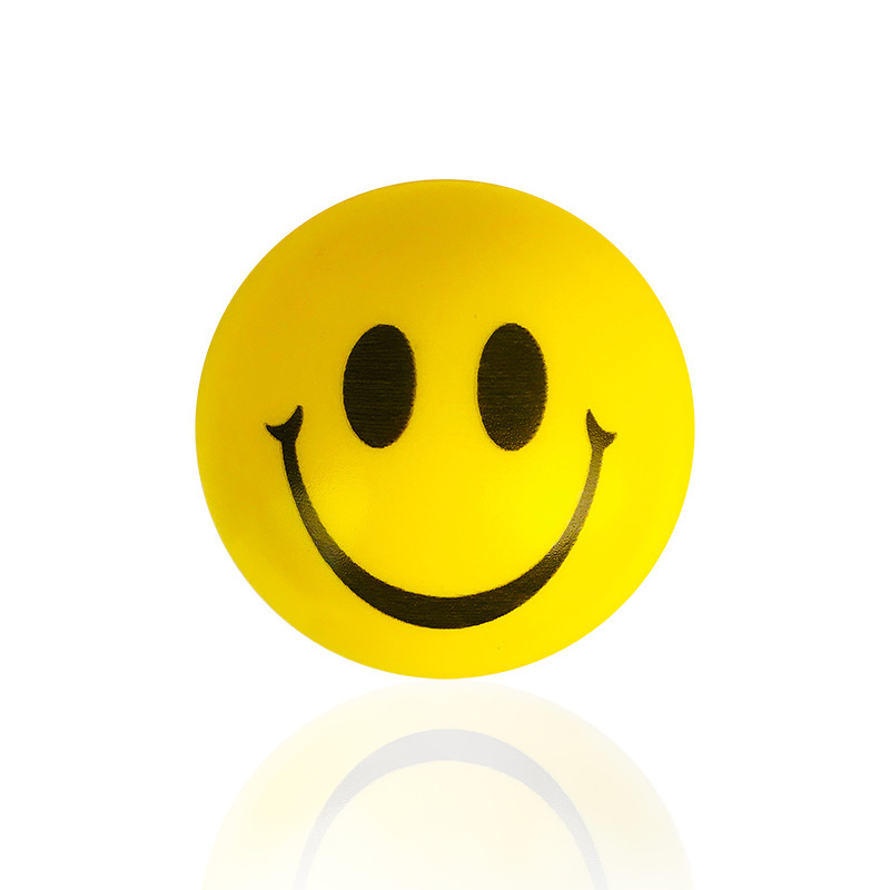 黄色笑脸球体创意装饰摆件家居收纳盒可爱小物收纳盒白底实物图