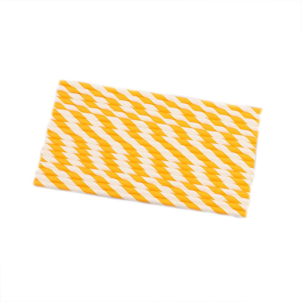 一次性纸吸管多色条纹吸管派对果汁饮料奶茶吸管纸质吸管厂家批发