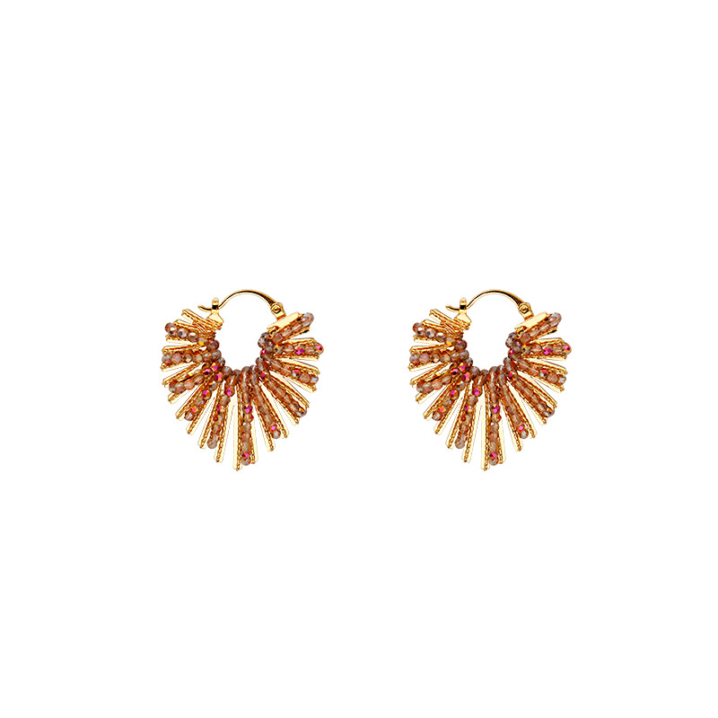 Fashionable, individualistic, elegant and high-end crystal ear buckles, unique designer earrings, new trendy earrings for 2026 Item Picture