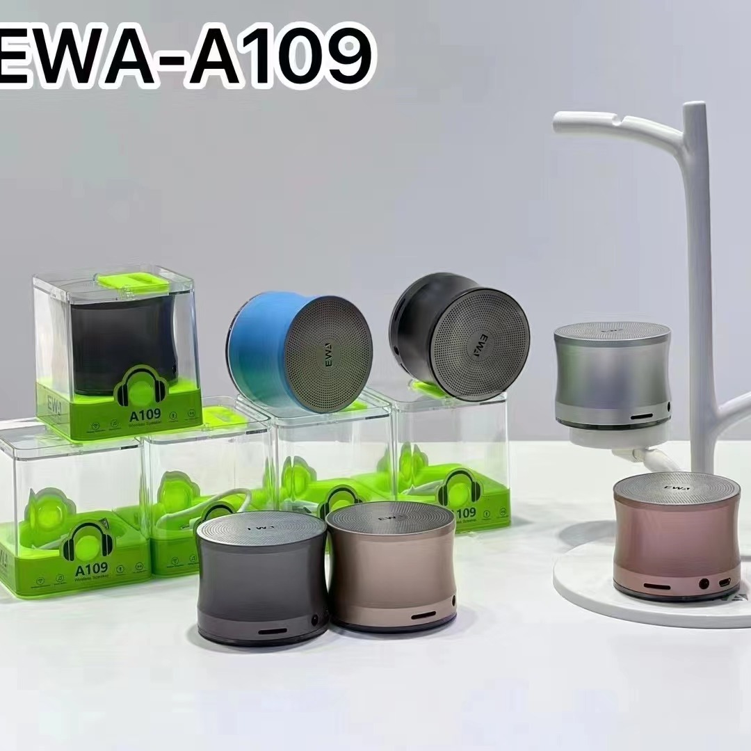 EWA-A109Pro Subwoofer outdoor car communication Bluetooth speaker with TF card insertion, TWS factory direct sale