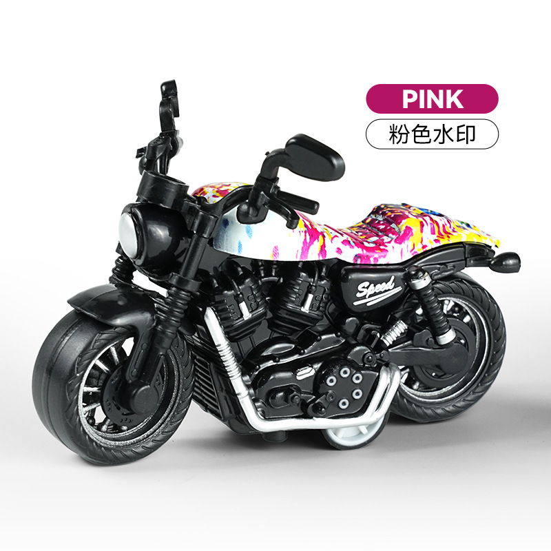 Cross-border children's toys, simulated rebound motorcycle models, keychains, decorative items, durable toy cars, grabbers, gifts Application Scenario