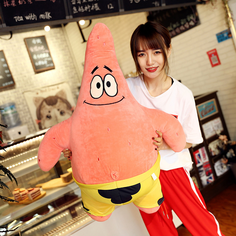Spongebob SquarePants, Big Star plush toys, claw machine dolls, children's gifts, sleeping pillows wholesale Application Scenario